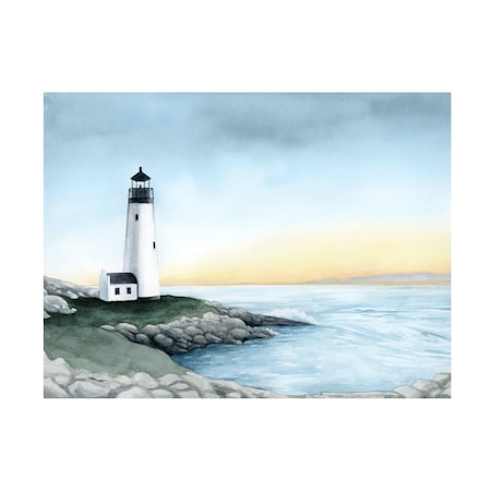 Grace Popp 'Lighthouse Bay I' Canvas Art, 35x47